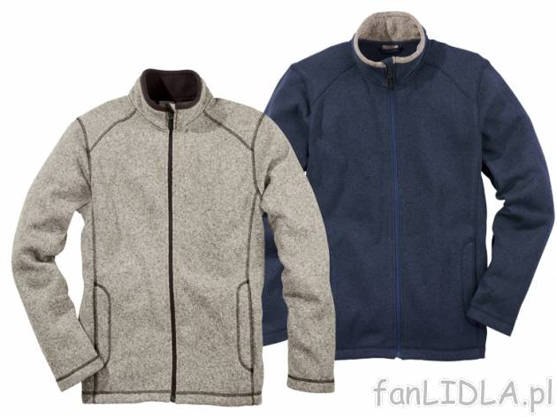 Bluza polarowa Livergy, cena 49,99 PLN za 1 szt. 
- z miękką stroną wewnętrzną
- ...