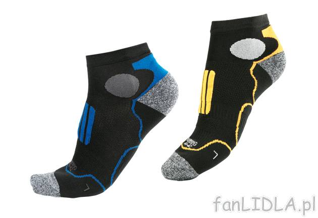 Skarpety sportowe Crivit Sports, cena 11,99 PLN za 1 para 
- podeszwa NATURAL EVOLUTION ...