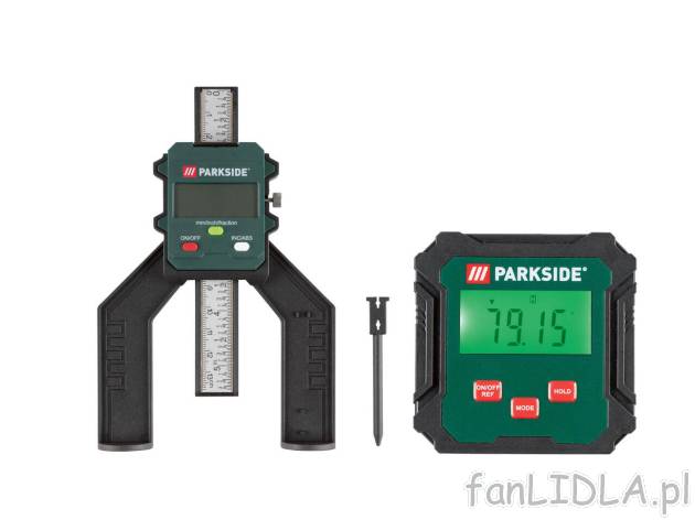 PARKSIDE® Cyfrowy głębokościomierz lub przechyłomierz , cena 59,9 PLN 
 
Głębokościomierz:
- ...