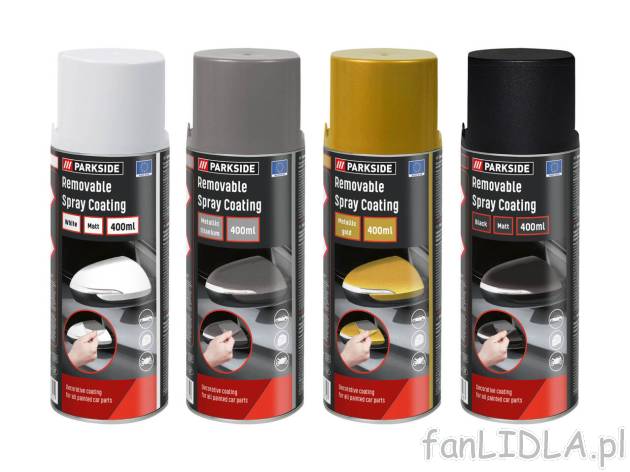 PARKSIDE® Folia w sprayu 400 ml , cena 34,99 PLN 
PARKSIDE® Folia w sprayu ...