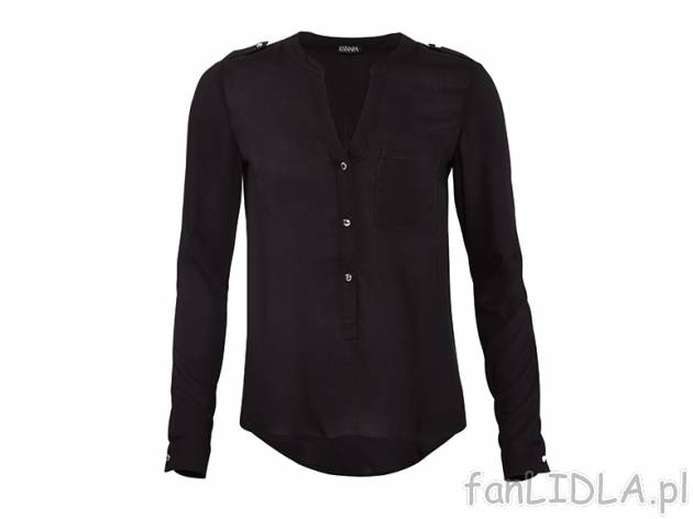 Bluzka z wiskozy Esmara, cena 29,99 PLN za 1 szt. 
- rozmiary: 36-44* (*nie wszystkie ...
