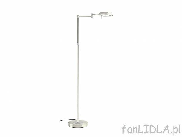 Lampa stojąca LED , cena 99,00 PLN 
- 2 energooszczędne moduły LED o ciepłym, ...