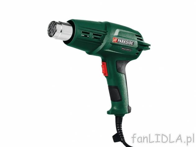 Dmuchawa gorącego powietrza 2000 W Parkside, cena 44,99 PLN za 1 szt. 
- uniwersalne ...