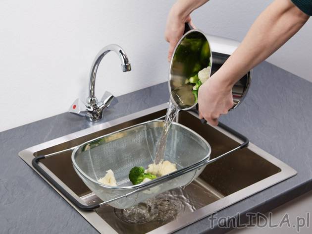 Sitko do zlewu Ernesto, cena 29,99 PLN za 1 szt. 
- z nierdzewnej stali szlachetnej ...