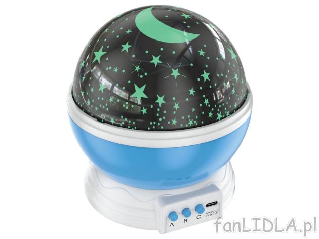 LIVARNO HOME® Lampka nocna z projektorem , cena 39,99 PLN 
LIVARNO HOME® Lampka ...