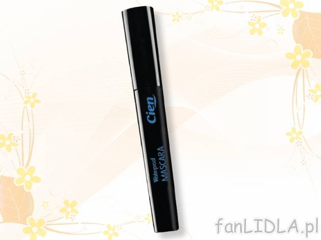 Mascara wodoodporna , cena 7,99 PLN za 9ml/1 szt., 100ml=88,78 PLN.