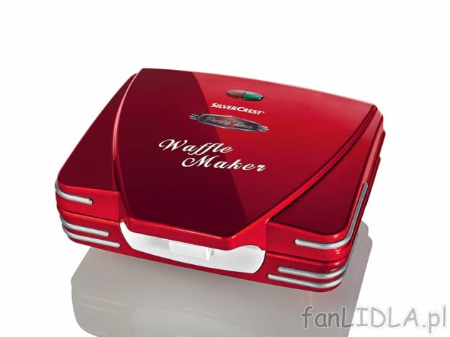 Gofrownica 700 W Silvercrest Kitchen Tools, cena 49,99 PLN za 1 szt. 
- płyty z ...