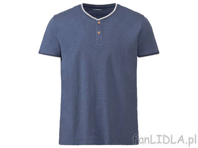 LIVERGY® T-shirt męski , cena 24,99 PLN 
LIVERGY® T-shirt męski 3 wzory 
- ...