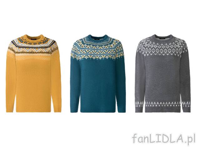 ESMARA® Sweter damski z dzianiny , cena 49,99 PLN 

- rozmiary: S-XL*
- wysoka ...