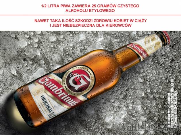 Gambrinus , cena 3,99 PLN za 500 ml/1 but., 1L=7,98 PLN.