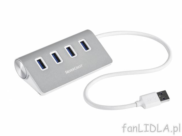 Rozgałęziacz USB , cena 34,99 PLN. Przydatne akcesoria do każdego biura. 
- ...
