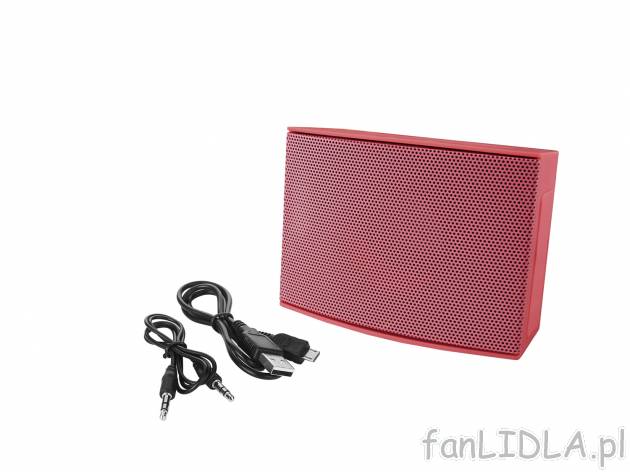 Głośnik Bluetooth® , cena 69,90 PLN 
- funkcja TWS - 2 identyczne głośniki ...