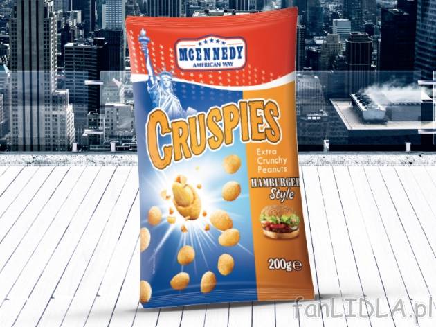 Orzeszki w stylu amerykańskim , cena 3,99 PLN za 200 g/1 opak., 100g=2,00 PLN.