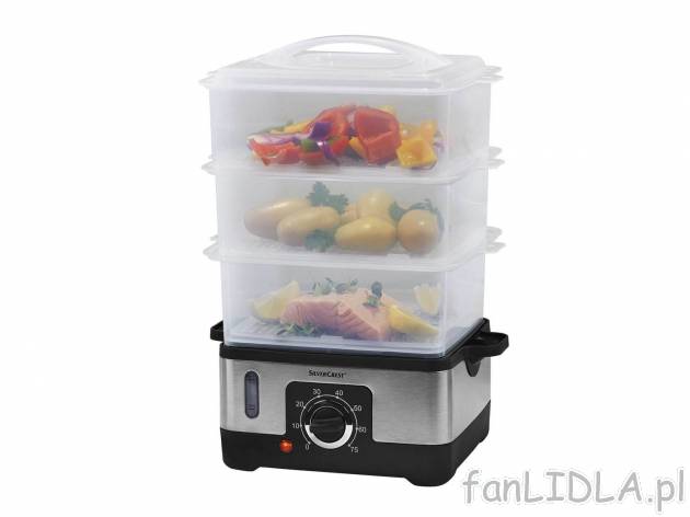 Parowar 950 W , cena 79,00 PLN 
- 3 pojemniki bez szkodliwego BPA
- do równoczesnego ...