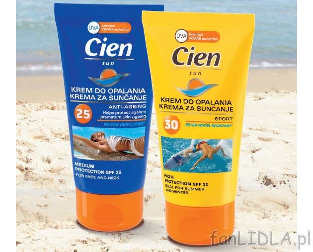Krem do opalania , cena 11,99 PLN za 75 ml/1 opak. 
- Z faktorem 30. 
- Innowacyjna ...