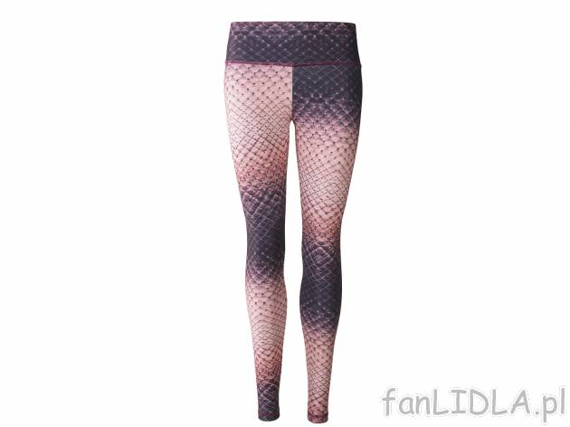 Spodnie sportowe dla niej typu legginsy, cena 24,99 PLN. Idealne na sportowe aktywności ...