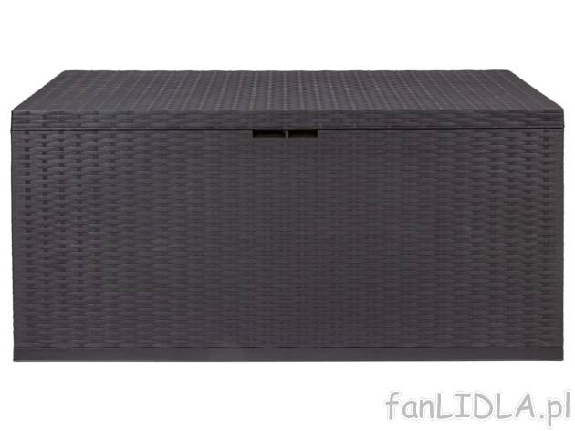 LIVARNO HOME® Skrzynia ogrodowa 350 l , cena 169 PLN 

- pojemna skrzynia to ...