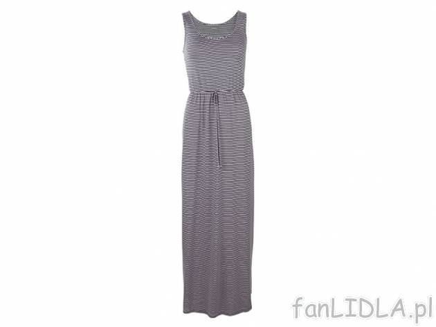 Letnia sukienka MAXI Esmara, cena 29,99 PLN za 1 szt. 
- rozmiary: XS-L (nie wszystkie ...