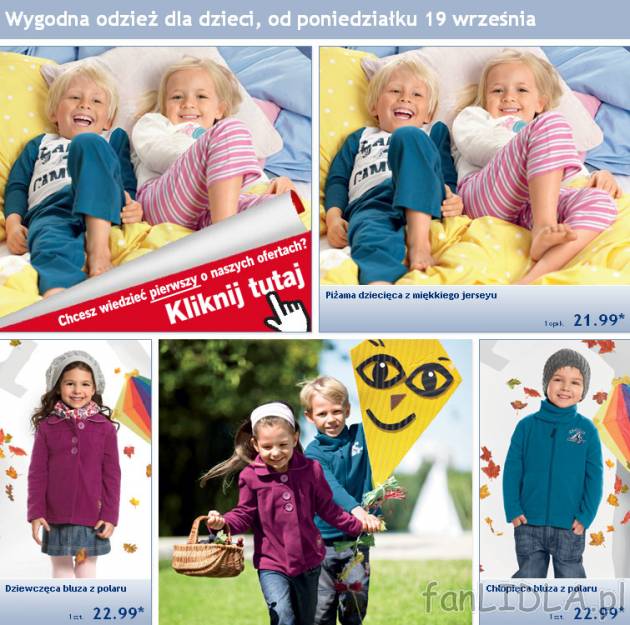 Wygodna odzież dla dzieci