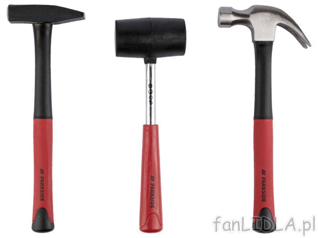 PARKSIDE® Młotek , cena 17,99 PLN  

-  do wyboru: ślusarski, stolarski, gumowy