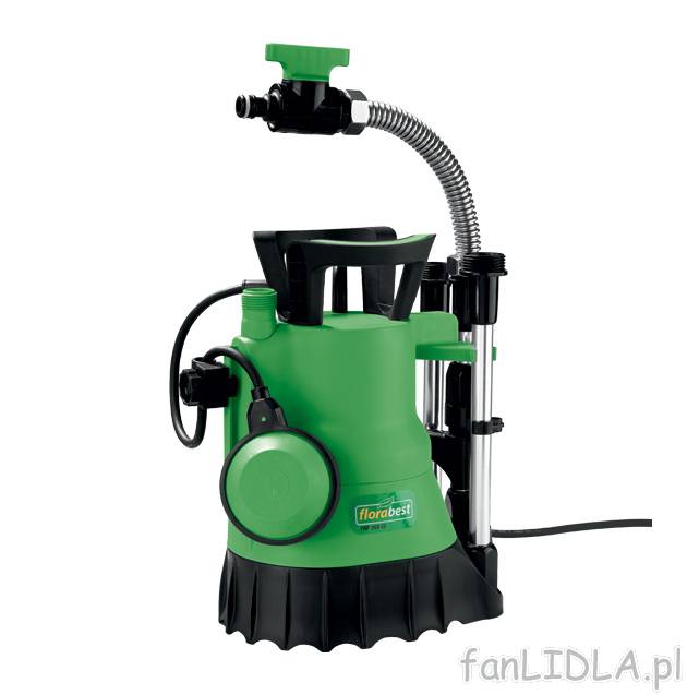 Pompa do zbiornika z deszczówką 350 W Florabest, cena 149,00 PLN za 1 opak. 
- ...