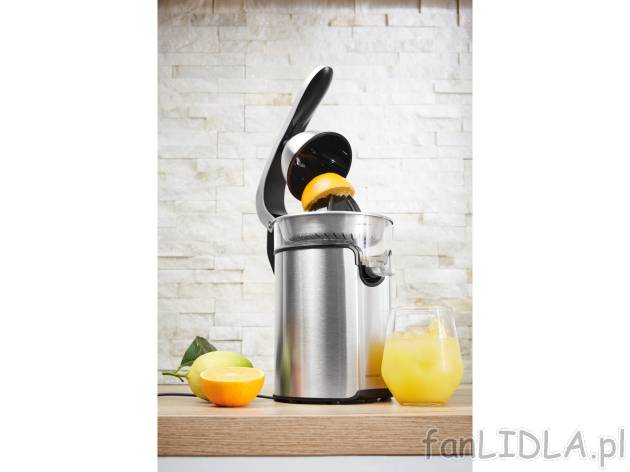 SILVERCREST KITCHEN TOOLS® Wyciskarka do cytrusów , cena 119 PLN 
 
- wyciskanie ...