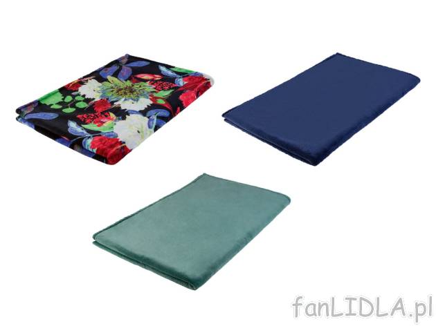 LIVARNO HOME® Koc z mikrowłókna 150 x 200 , cena 34,99 PLN 
3 wzory 
- miękki ...