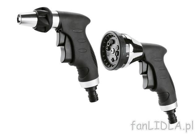 Pistolet ogrodowy Florabest, cena 25,99 PLN za 1 szt. 
- uniwersalne złącze 
- ...