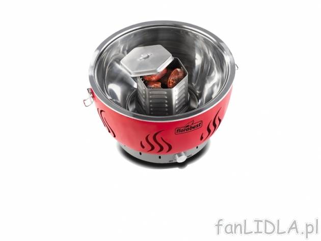 Grill na węgiel drzewny, bezdymowy Florabest, cena 199,00 PLN za 1 szt. 
- szybkie ...