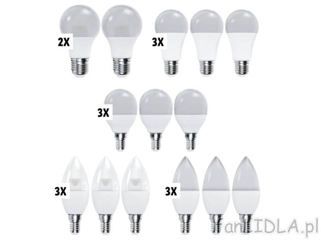 LIVARNO HOME® Żarówki LED, 2 lub 3 szt. , cena 12,99 PLN
