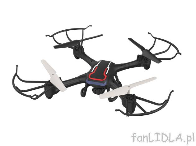 Quadrocopter z kamerą , cena 299 PLN 
Quadrocopter z kamerą 2 kolory 
- 4-kanałowy ...