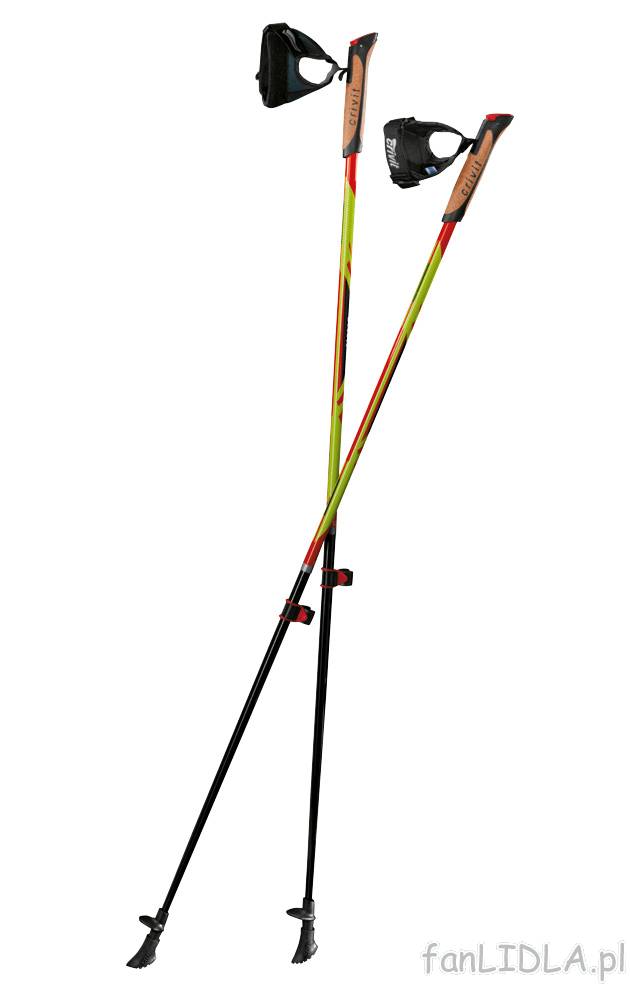 Karbonowe kijki do Nordic Walking Crivit Sports, cena 69,90 PLN za 1 para 
- lekkie ...