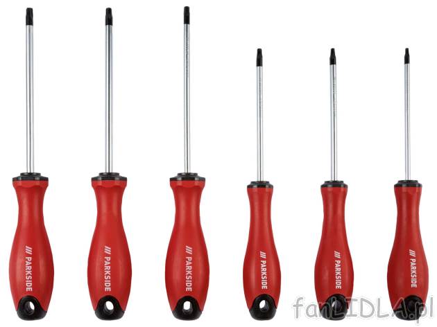 PARKSIDE® Zestaw 6 wkrętaków , cena 19,99 PLN 
PARKSIDE® Zestaw 6 wkrętaków ...