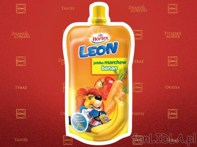 Leon Sok w tubce , cena 1,39 PLN za 200 ml/1 opak., 100ml=0,70 PLN. 
- Różne rodzaje ...