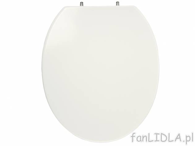 Deska wolnoopadająca WC , cena 69,90 PLN 
- ok. 36,6 x 44,6 cm
- obciążenie ...