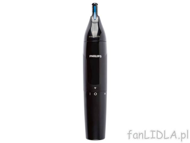 PHILIPS®Trymer do nosa i uszu NT1650/15 , cena 59,9 PLN 

- wodoodporny
- bateria ...