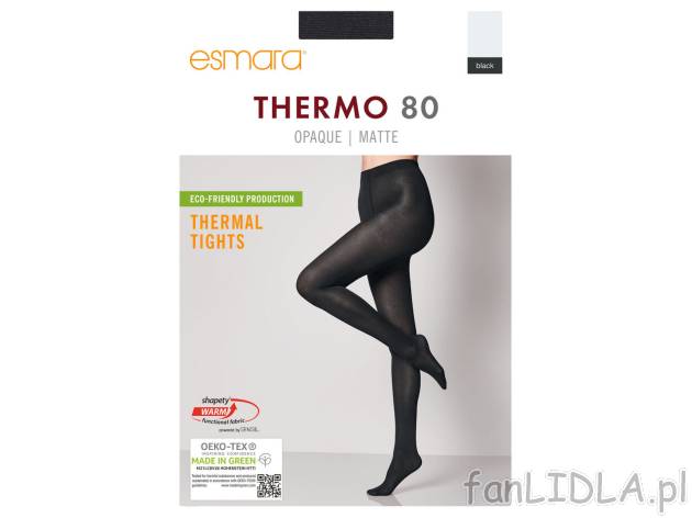 ESMARA® Rajstopy termiczne damskie Clima Comfort , cena 15,99 PLN 
ESMARA® Rajstopy ...