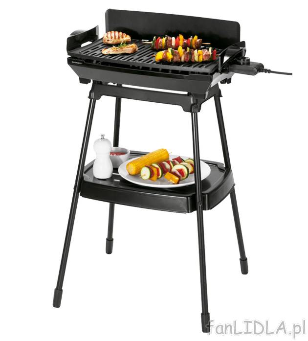 Grill stołowy Silvercrest Kitchen Tools, cena 159,00 PLN za 1 opak. 
- płyta ...