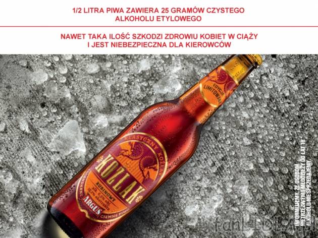 Argus Koźlak , cena 2,00 PLN za 500 ml/1 opak., 1 L=5,58 PLN. 
Esencjonalne piwo ...