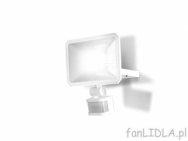 Reﬂektor z czujnikiem ruchu LED 24 W , cena 49,99 PLN 
- bezstopniowo regulowany ...