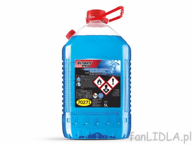 Ultimate Speed Zimowy płyn do spryskiwaczy , cena 24,99 PLN za 5 l/1 opak. 
Oferta ...