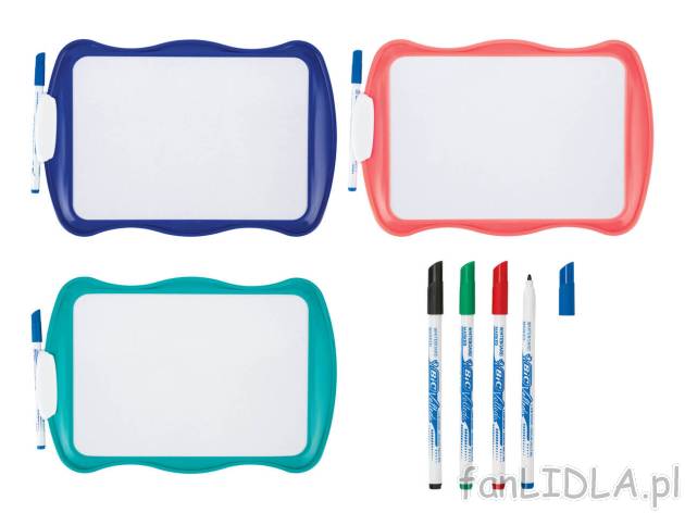 BIC® Dwustronna tablica suchościeralna lub , cena 9,99 PLN 
BIC® Dwustronna ...