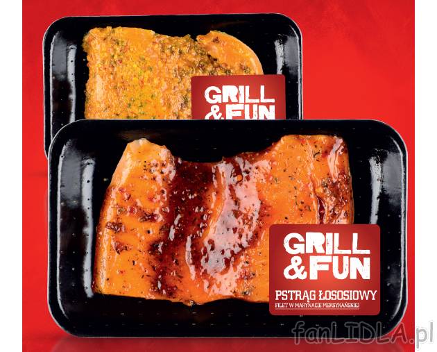 Filet z pstrąga łososiowego , cena 2,79 PLN za 100 g 
-  Filet z pstrąga łososiowego