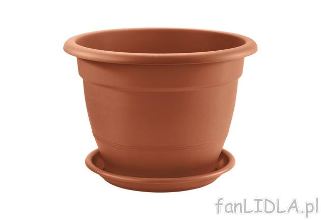 Doniczka z podstawkiem Florabest, cena 19,99 PLN za 1 opak. 
-  średnica 45 cm