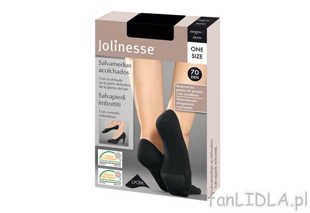 Skarpetki stopki 70 DEN Jolinesse, cena 6,99 PLN za 1 szt. 
- materiał: 98% poliamid, ...