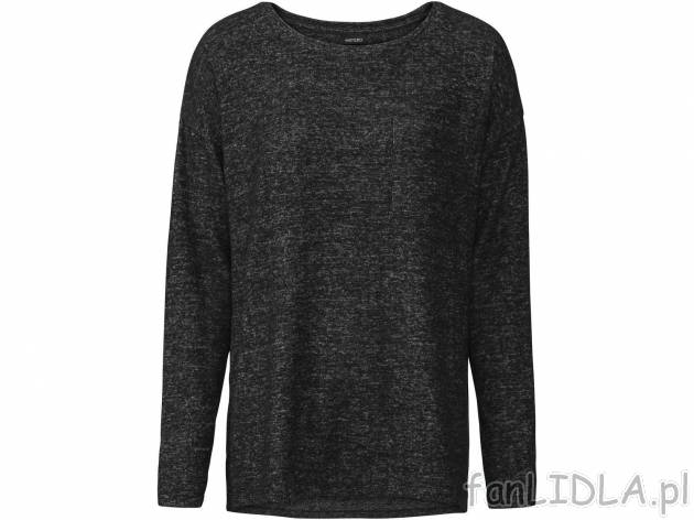 Sweter damski z okrągłym dekoltem, cena 34,99 PLN 
- rozmiary: S-L
- przyjemnie ...