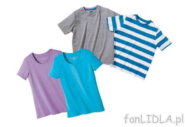 T-shirt młodzieżowy 2 szt. Pepperts, cena 19,00 PLN za 2 szt./1 opak. 
- chłopięcy: ...