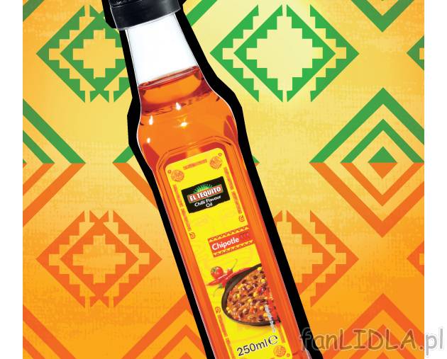 Olej Chilli , cena 4,49 PLN za 250 ml 
- idealnie nadaje się do aromatyzowania ...