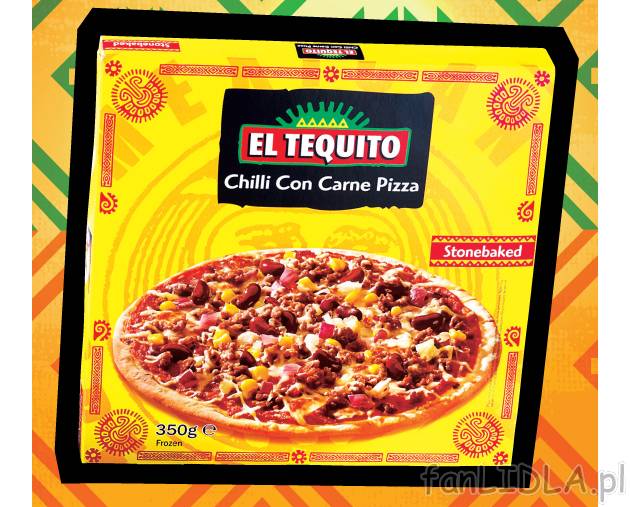 Pizza , cena 5,49 PLN za 350 g 
- pikantna pizza chilli con carne w pieca kamiennego ...