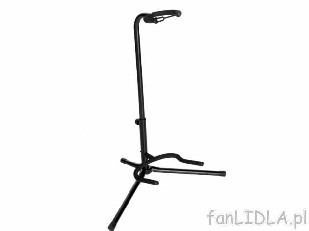 Stojak na gitarę , cena 39,99 PLN za 1 opak. 
- stabilny stojak metalowy powleczony ...